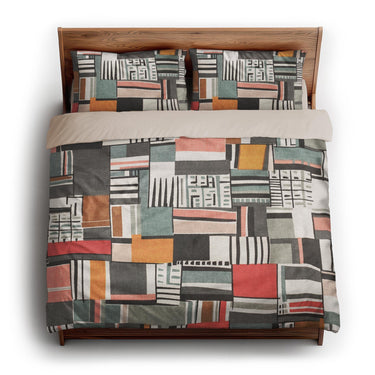 Ashton Multicolor king - microfiber - Natural Backing