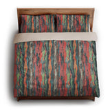 Rainbow Eucalyptus king - microfiber - Natural Backing