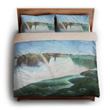 Niagara Falls Afternoon king - microfiber - Natural Backing