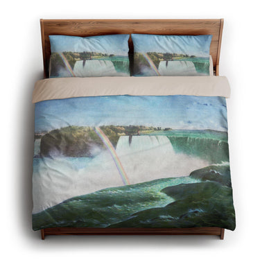 Niagara Falls Afternoon king - microfiber - Natural Backing