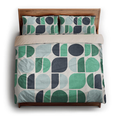 Otto Turquoise king - microfiber - Natural Backing