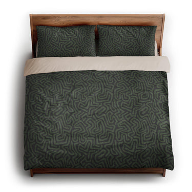 Kiva Green king - microfiber - Natural Backing