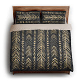 Yokanna Navy & Ivory king - microfiber - Natural Backing