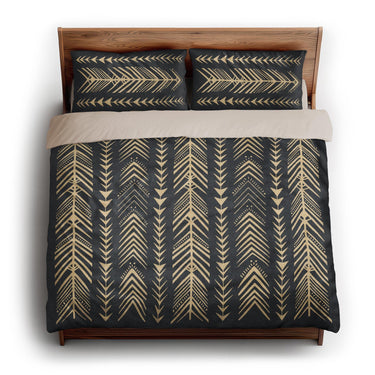 Yokanna Navy & Ivory king - microfiber - Natural Backing