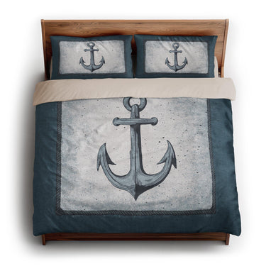 Coastal Anchor king - microfiber - Natural Backing