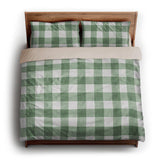 Buffalo Plaid Kelly Green king - microfiber - Natural Backing