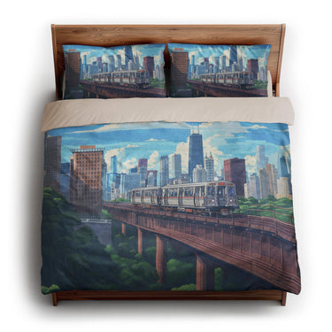 Chicago Metro king - microfiber - Natural Backing