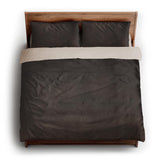 Keanu Watercolor Dark Brown Ombré king - microfiber - Natural Backing