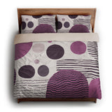 Charl Violet king - microfiber - Natural Backing