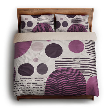 Charl Violet king - microfiber - Natural Backing