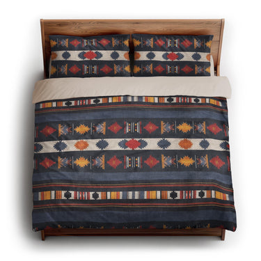 Tonopah Denim Blue king - microfiber - Natural Backing