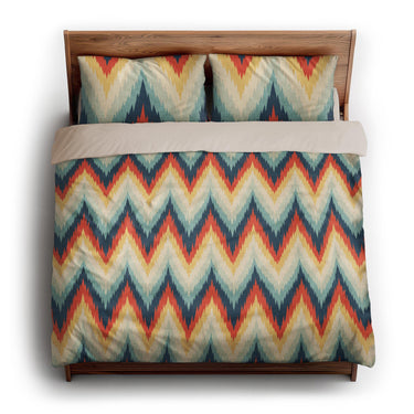 Firekaat Blue & Orange king - microfiber - Natural Backing