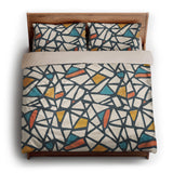 Larken Multicolor king - microfiber - Natural Backing