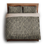 Paxton Black Taupe king - microfiber - Natural Backing