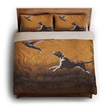 That Dog'll Hunt Orange king - microfiber - Natural Backing