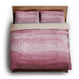 Jacinda Watercolor Pink Ombre king - microfiber - Natural Backing