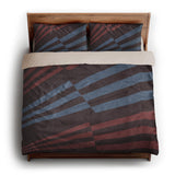 Prisma Maroon & Sky king - microfiber - Natural Backing