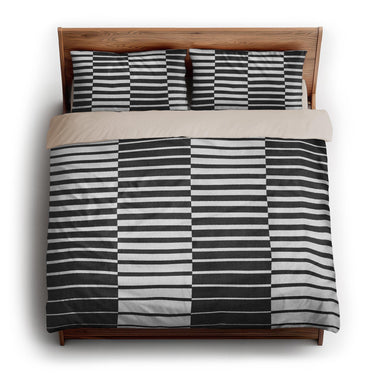 Spectra Black & White king - microfiber - Natural Backing