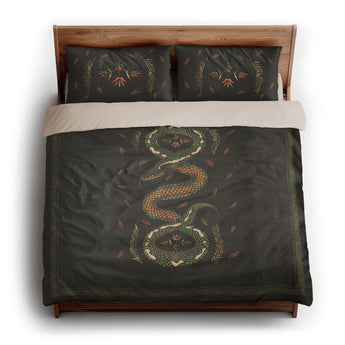 Snake in the Woods king - microfiber - Natural Backing