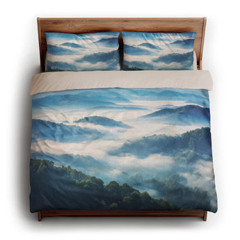 Blue Ridge Mountains king - microfiber - Natural Backing