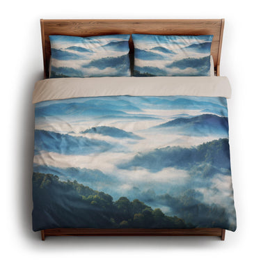 Blue Ridge Mountains king - microfiber - Natural Backing