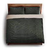 Euclid Black & Green king - microfiber - Natural Backing