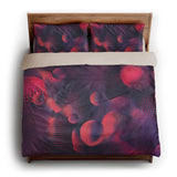 Bodolo Purple & Magenta king - microfiber - Natural Backing
