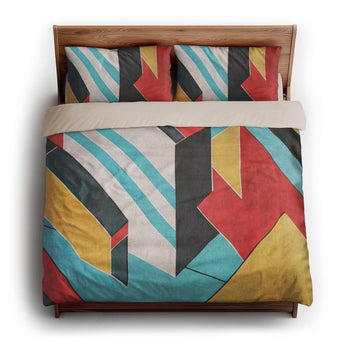 Loris Multicolor king - microfiber - Natural Backing
