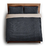 Kiva Slate Blue king - microfiber - Natural Backing
