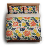 Pamplemousse and Bay Leaf king - microfiber - Natural Backing