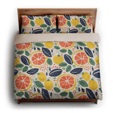 Pamplemousse and Bay Leaf king - microfiber - Natural Backing