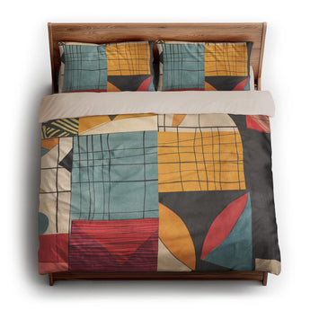 Avalon Multicolor king - microfiber - Natural Backing