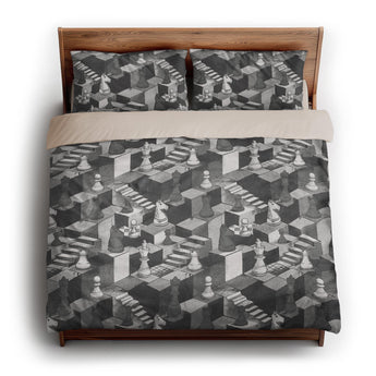 Harmon Surreal Chess BW king - microfiber - Natural Backing