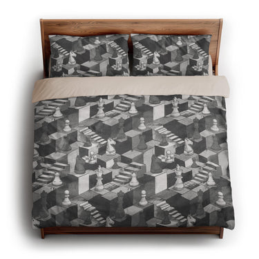 Harmon Surreal Chess BW king - microfiber - Natural Backing