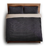 Euclid Black & Purple king - microfiber - Natural Backing