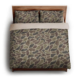 Duck Camo Brown king - microfiber - Natural Backing