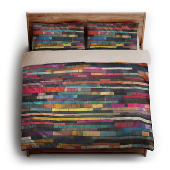 Konrad Multicolor king - microfiber - Natural Backing
