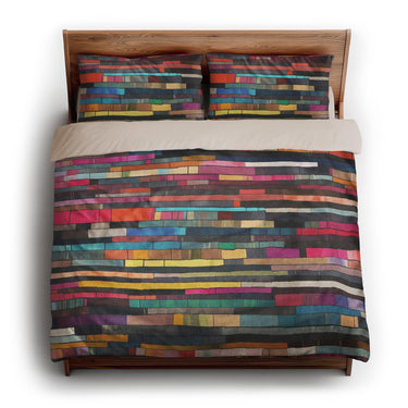 Konrad Multicolor king - microfiber - Natural Backing