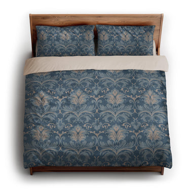 Agnes Denim Blue king - microfiber - Natural Backing