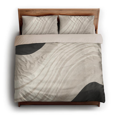 Elowin Ivory & Black king - microfiber - Natural Backing