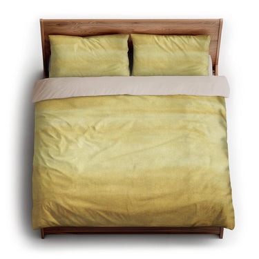Jacinda Watercolor Yellow Ombre king - microfiber - Natural Backing