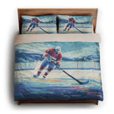 8 Bit Pond Hockey king - microfiber - Natural Backing
