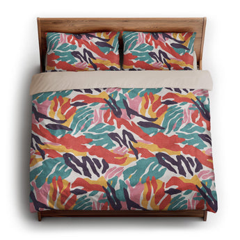Cecilia Multicolor king - microfiber - Natural Backing
