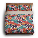 Cecilia Multicolor king - microfiber - Natural Backing