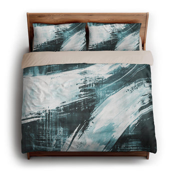 Emil Deep Teal king - microfiber - Natural Backing