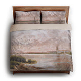 Calm Shores king - microfiber - Natural Backing