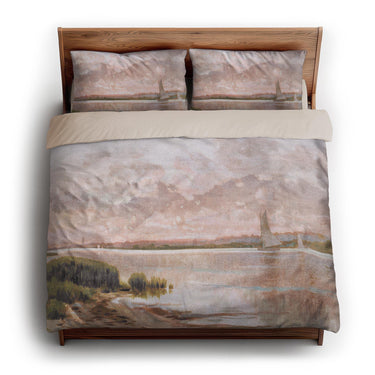 Calm Shores king - microfiber - Natural Backing