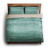 Jacinda Watercolor Teal Ombre king - microfiber - Natural Backing