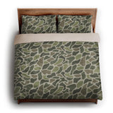 Duck Camo Green king - microfiber - Natural Backing