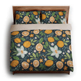 Lemon and Sage king - microfiber - Natural Backing